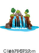 Waterfall Clipart #1798757 by Vector Tradition SM