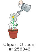 Watering Can Clipart #1256043 by David Rey