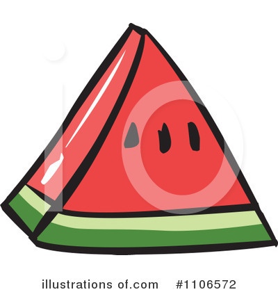 Watermelon Clipart #1106572 by Cartoon Solutions