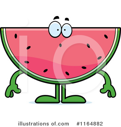 Royalty-Free (RF) Watermelon Clipart Illustration by Cory Thoman - Stock Sample #1164882