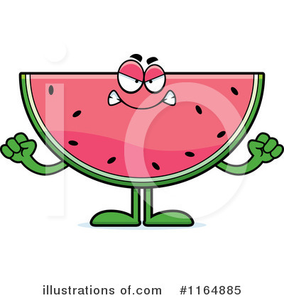 Royalty-Free (RF) Watermelon Clipart Illustration by Cory Thoman - Stock Sample #1164885