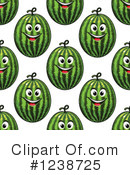 Watermelon Clipart #1238725 by Vector Tradition SM