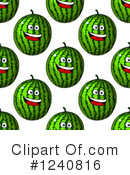 Watermelon Clipart #1240816 by Vector Tradition SM
