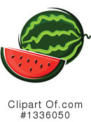 Watermelon Clipart #1336050 by Vector Tradition SM