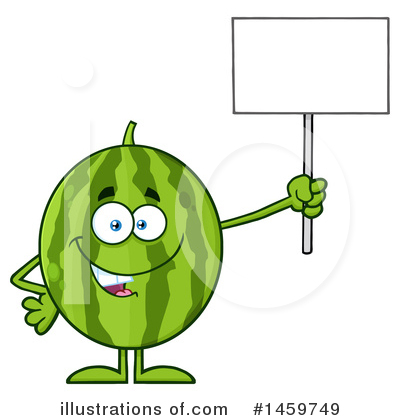 Royalty-Free (RF) Watermelon Clipart Illustration by Hit Toon - Stock Sample #1459749