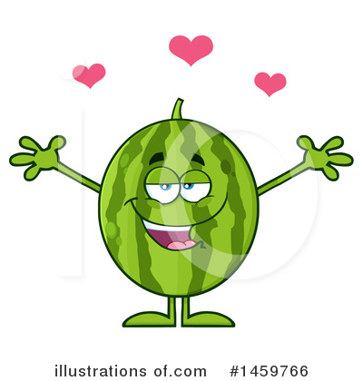Watermelon Clipart #1459766 by Hit Toon