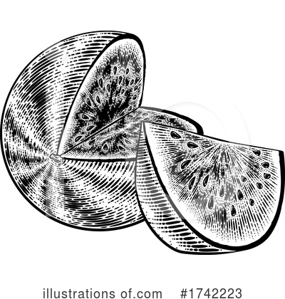 Royalty-Free (RF) Watermelon Clipart Illustration by AtStockIllustration - Stock Sample #1742223