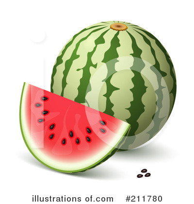 Melon Clipart #211780 by Oligo