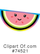 Watermelon Clipart #74521 by Monica