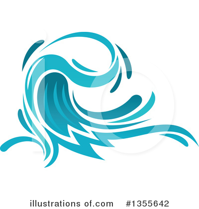 Royalty-Free (RF) Wave Clipart Illustration by Vector Tradition SM - Stock Sample #1355642