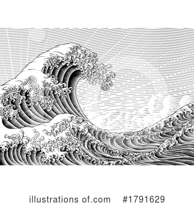 Wave Clipart #1791629 by AtStockIllustration