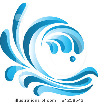 Royalty-Free (RF) Waves Clipart Illustration by Vector Tradition SM - Stock Sample #1258542