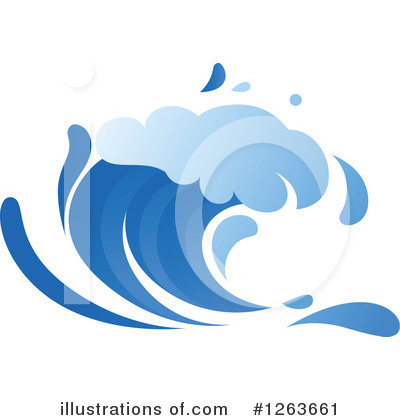 Royalty-Free (RF) Waves Clipart Illustration by Vector Tradition SM - Stock Sample #1263661