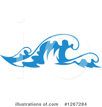 Waves Clipart #1267284 by Vector Tradition SM