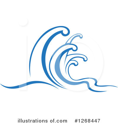 Royalty-Free (RF) Waves Clipart Illustration by Vector Tradition SM - Stock Sample #1268447