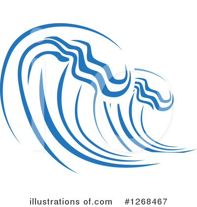 Royalty-Free (RF) Waves Clipart Illustration by Vector Tradition SM - Stock Sample #1268467