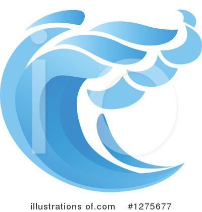Royalty-Free (RF) Waves Clipart Illustration by Vector Tradition SM - Stock Sample #1275677