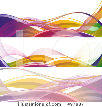 Royalty-Free (RF) Waves Clipart Illustration by elaineitalia - Stock Sample #97987