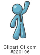 Waving Clipart #220106 by Leo Blanchette