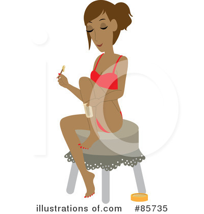 Royalty-Free (RF) Waxing Clipart Illustration by Rosie Piter - Stock Sample #85735