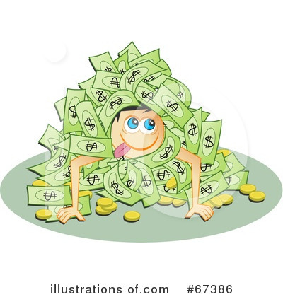 Royalty-Free (RF) Wealth Clipart Illustration by Prawny - Stock Sample #67386