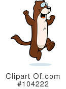 Weasel Clipart #104222 by Cory Thoman
