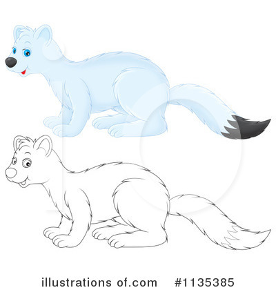 Royalty-Free (RF) Weasel Clipart Illustration by Alex Bannykh - Stock Sample #1135385