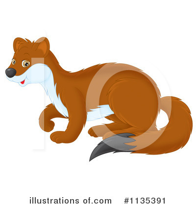 Weasel Clipart #1135391 by Alex Bannykh