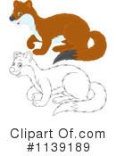 Weasel Clipart #1139189 by Alex Bannykh