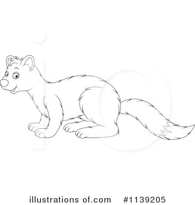 Weasel Clipart #1139205 by Alex Bannykh