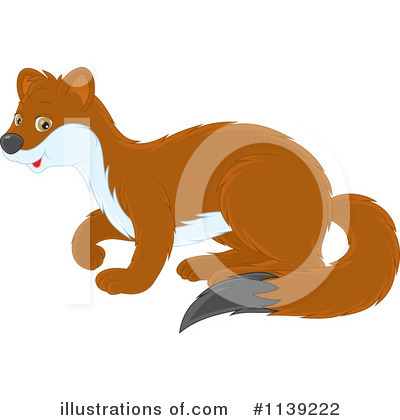 Royalty-Free (RF) Weasel Clipart Illustration by Alex Bannykh - Stock Sample #1139222