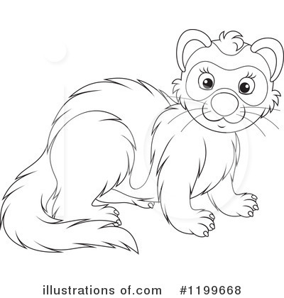 Weasel Clipart #1199668 by Alex Bannykh