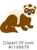 Weasel Clipart #1199679 by Alex Bannykh