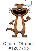 Weasel Clipart #1207795 by Cory Thoman
