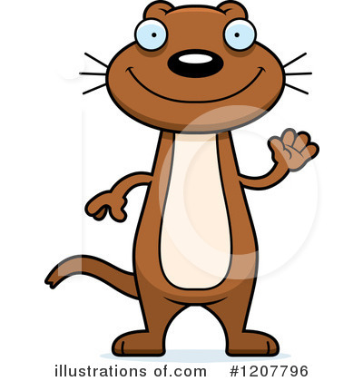 Weasel Clipart #1207796 by Cory Thoman