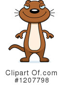 Weasel Clipart #1207798 by Cory Thoman