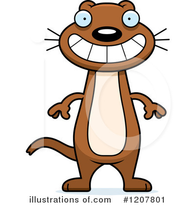 Weasel Clipart #1207801 by Cory Thoman