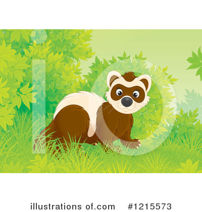 Royalty-Free (RF) Weasel Clipart Illustration by Alex Bannykh - Stock Sample #1215573