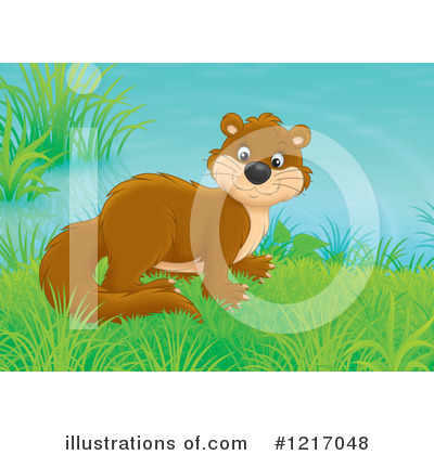 Royalty-Free (RF) Weasel Clipart Illustration by Alex Bannykh - Stock Sample #1217048