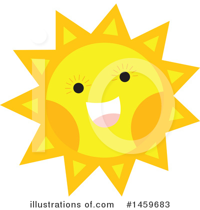 Sun Clipart #1459683 by Cherie Reve