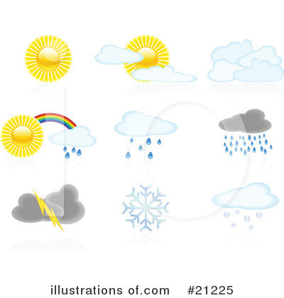 Royalty-Free (RF) Weather Clipart Illustration by elaineitalia - Stock Sample #21225