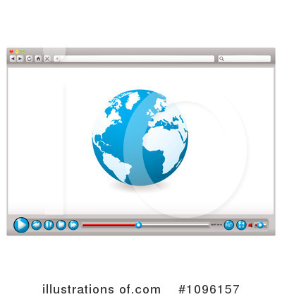 Royalty-Free (RF) Web Browser Clipart Illustration by michaeltravers - Stock Sample #1096157