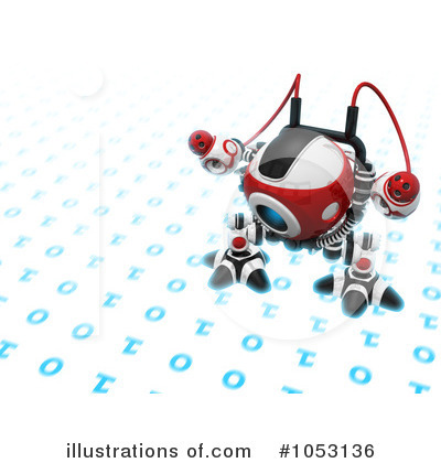 Royalty-Free (RF) Web Crawler Clipart Illustration by Leo Blanchette - Stock Sample #1053136