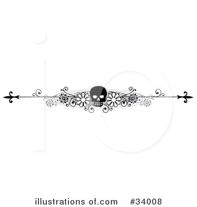 Skull Clipart #34008 by C Charley-Franzwa