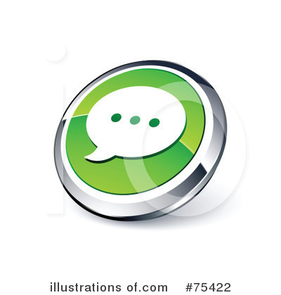 Royalty-Free (RF) Web Site Button Clipart Illustration by beboy - Stock Sample #75422
