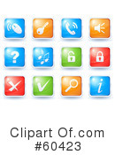 Web Site Buttons Clipart #60423 by Oligo