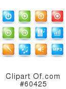 Web Site Buttons Clipart #60425 by Oligo