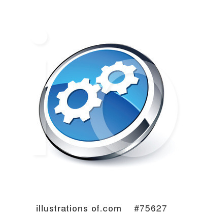 Royalty-Free (RF) Web Site Buttons Clipart Illustration by beboy - Stock Sample #75627