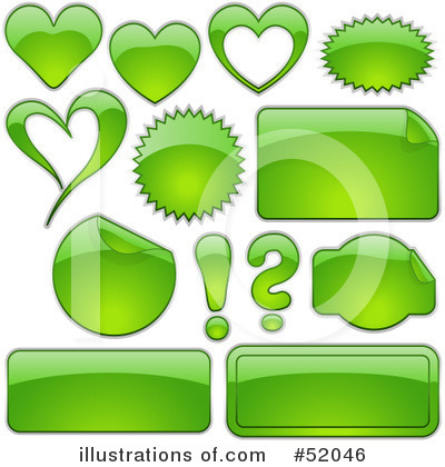 Royalty-Free (RF) Web Site Icons Clipart Illustration by dero - Stock Sample #52046