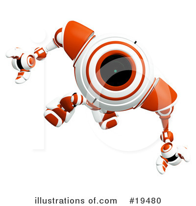 Robot Clipart #19480 by Leo Blanchette